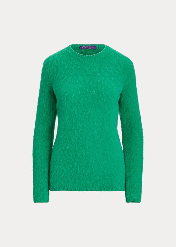 Sueter Ralph Lauren Mujer Verdes - Cashmere-Blend Knit - OVGEU6527